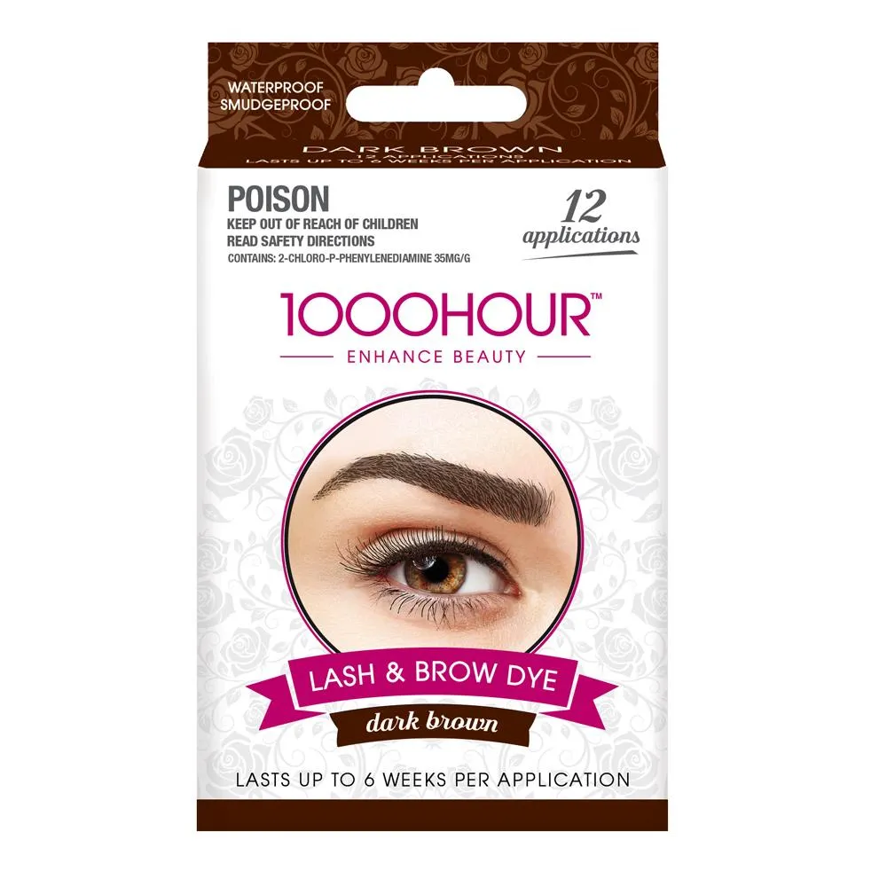 1000HOUR Lash & Brow Dye Kit - Dark Brown