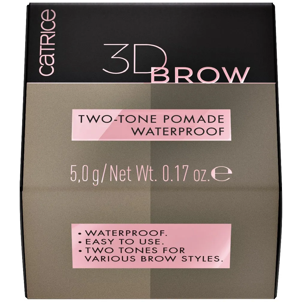 3D Brow Two-Tone Pomade Waterproof wodoodporna pomada do brwi 010 Light to Medium 5g