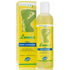 A3 Lemon Face Skin Cleanser with Anti-Bacterial & Cabbage Rose Extract 260ml