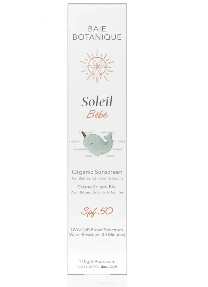 Baie Botanique Soleil Baby Sunscreen SPF50