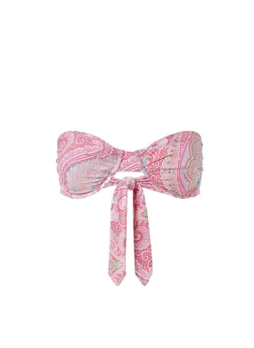 Barbados Blush Paisley Bikini Top