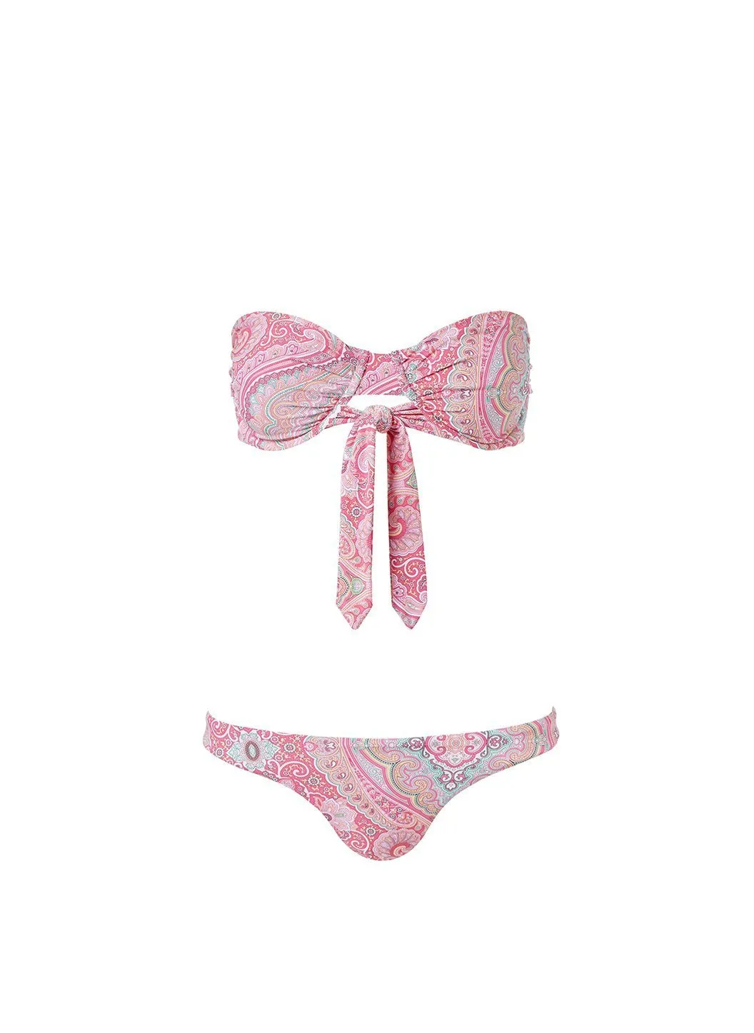 Barbados Blush Paisley Bikini Top