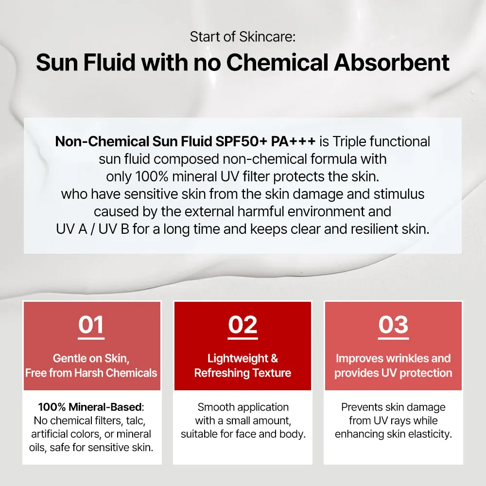 DR LAB Non-Chemical Sun Fluid SPF50  PA   