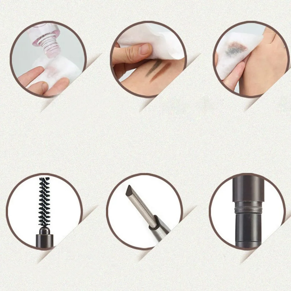 Dual-Ending Automatic Eyebrow Pencil Waterproof Long-lasting Eye Brow