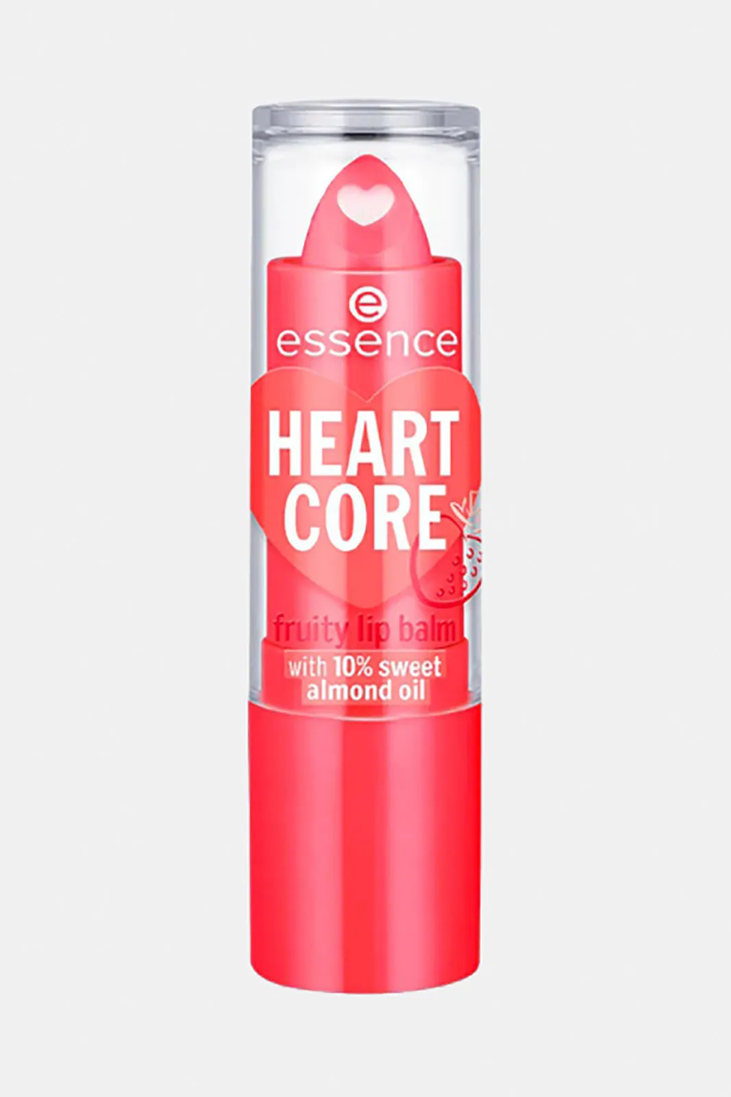 Essence Heart Core Fruity Lip Balm - 02 Sweet Strawberry