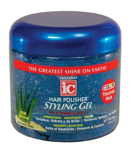 Hair Polisher Color Treated Styling Gel by IC Fantasia 20 OZ