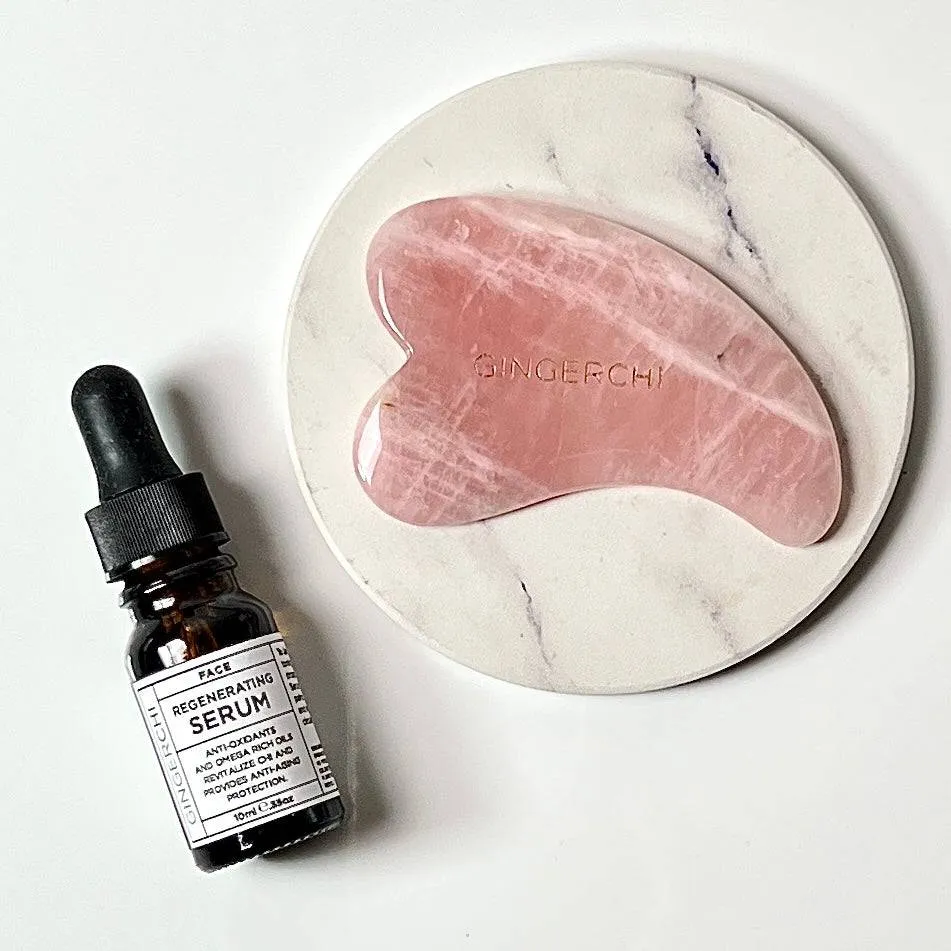 Jade GuaSha   10ml Regenerating Serum Set