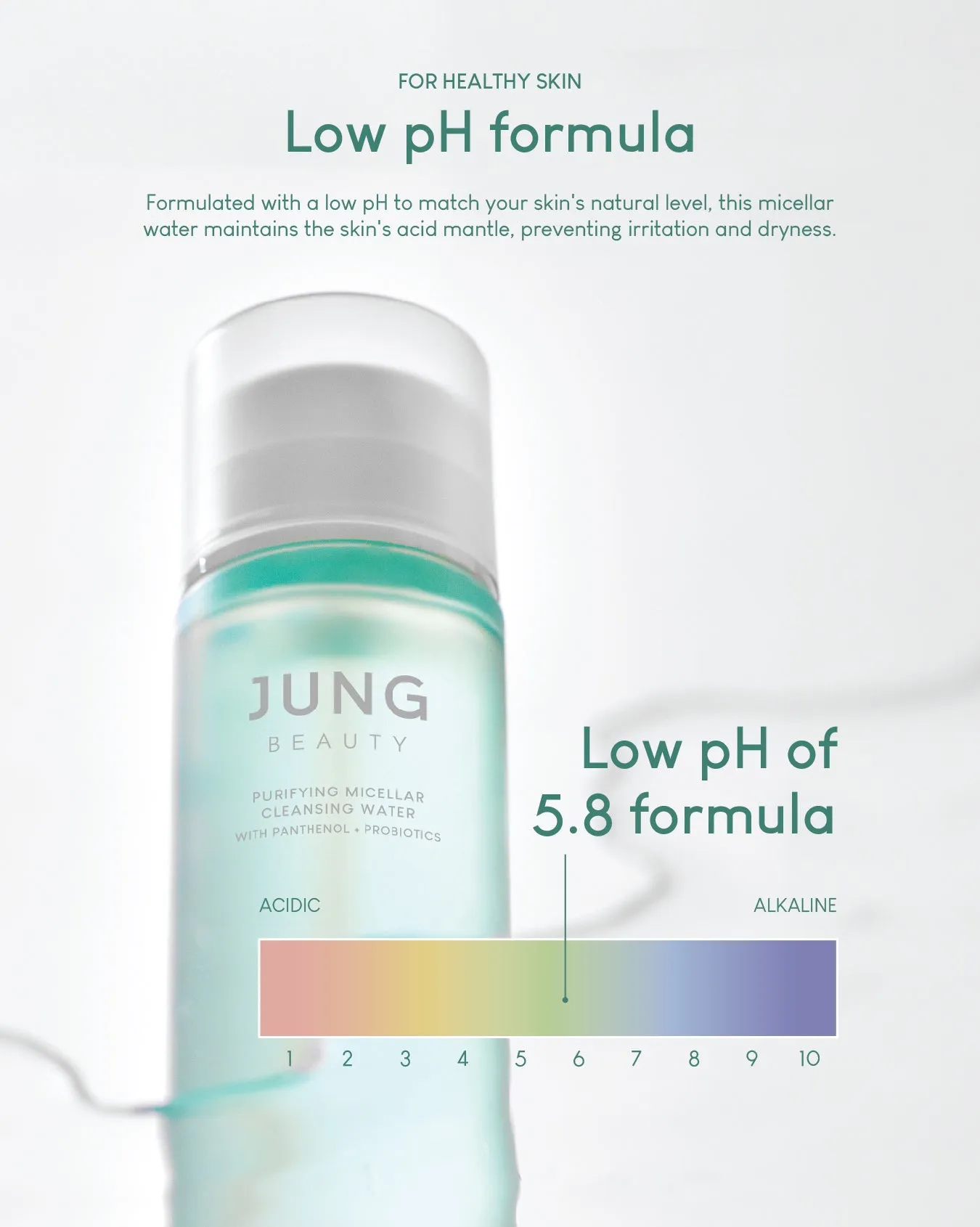 Jung Beauty Purifying Micellar Cleansing Water with Panthenol   Probiotics