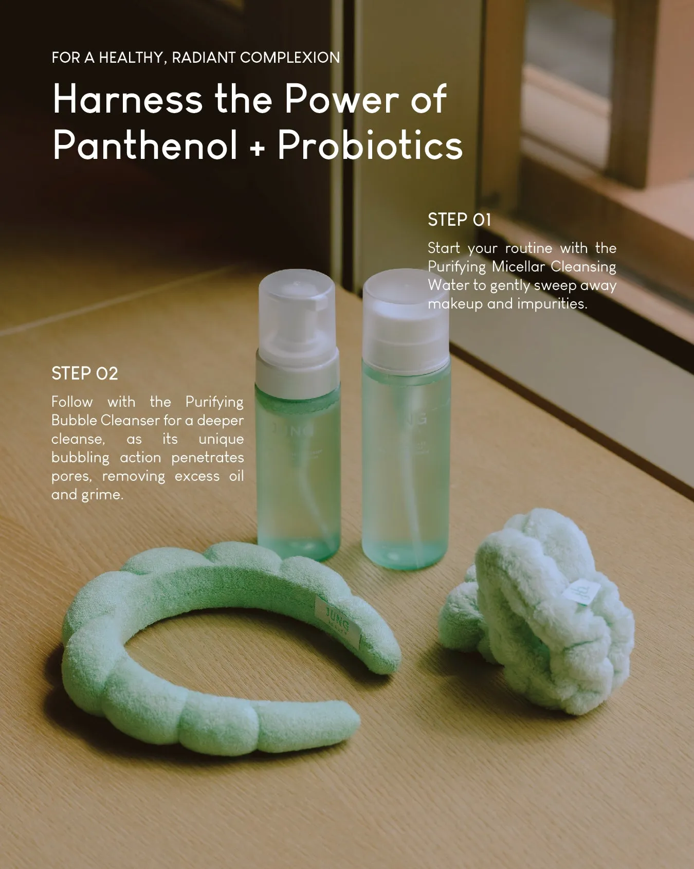 Jung Beauty Purifying Micellar Cleansing Water with Panthenol   Probiotics