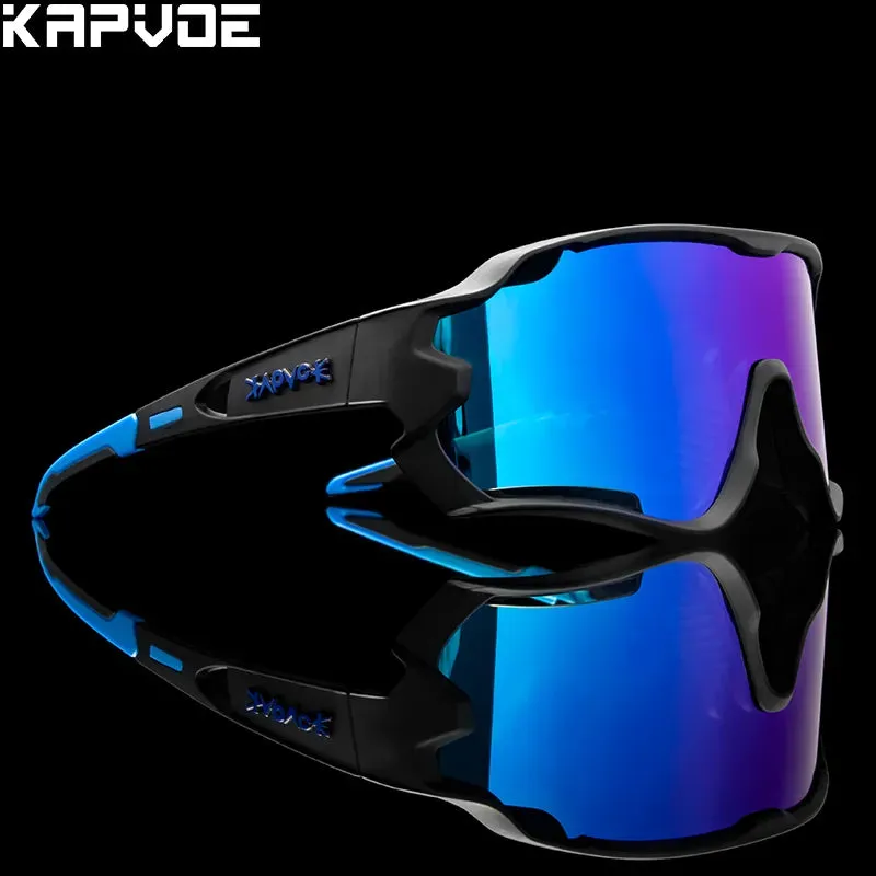 Kapvoe Polarized Cycling Sunglasses Men Outdoor Sports Bicycle Women Bike Cycling Glasses TR90 Bike Goggles Eyewears