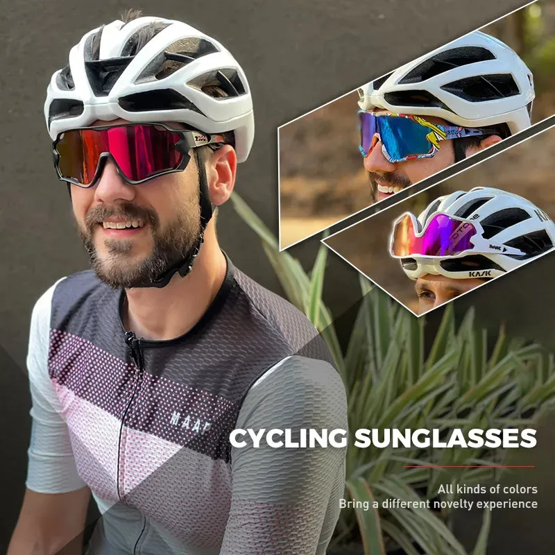 Kapvoe Polarized Cycling Sunglasses Men Outdoor Sports Bicycle Women Bike Cycling Glasses TR90 Bike Goggles Eyewears