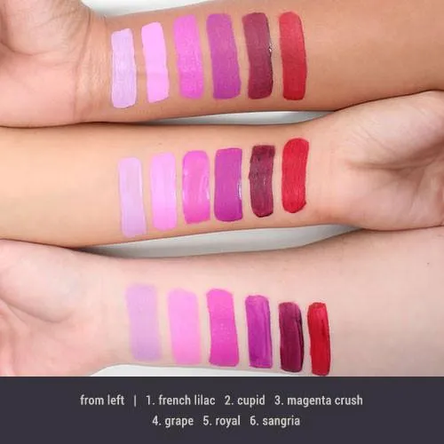 Kleancolor Madly Matte Lip Gloss - Purples