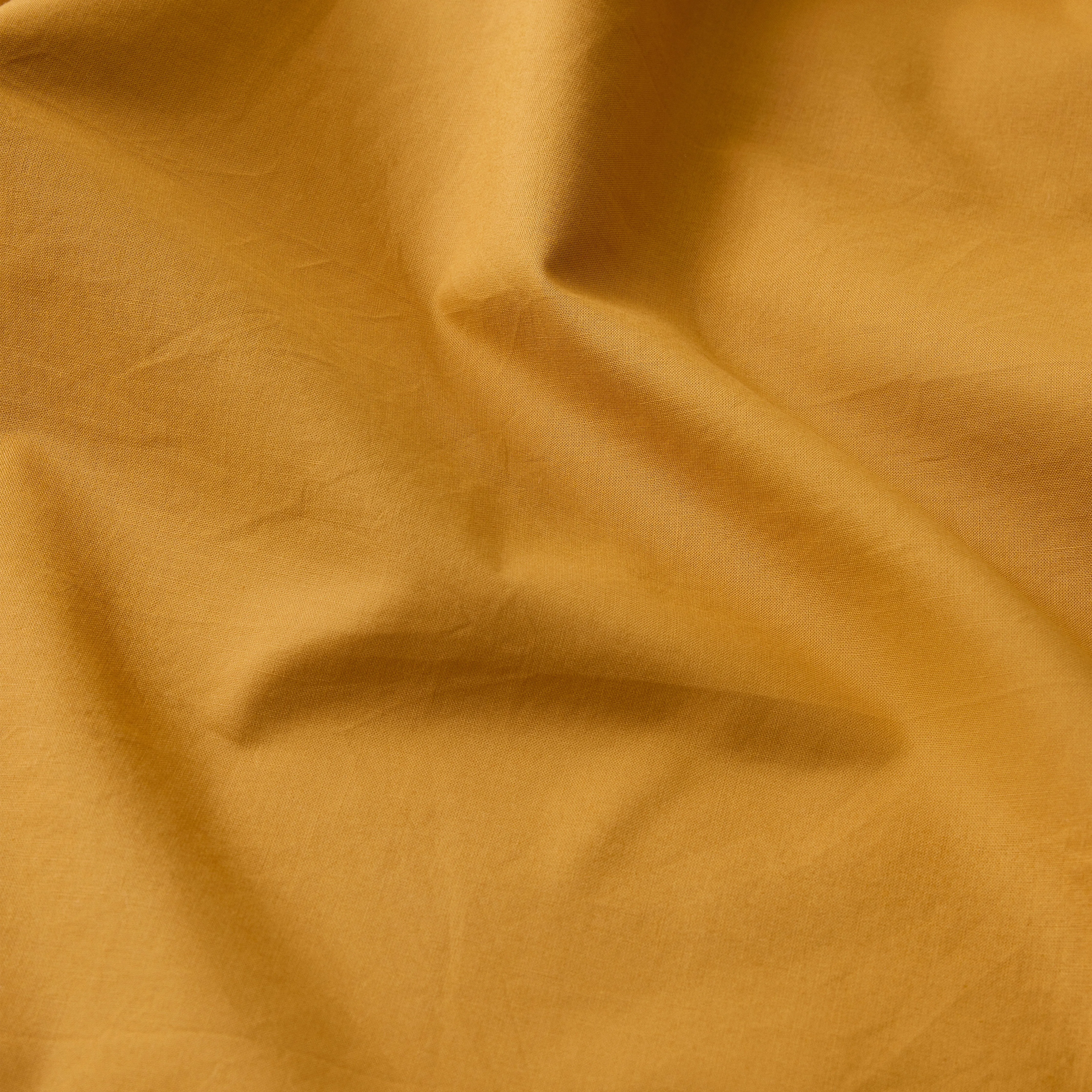 Leo Washed Cotton - Mustard Kids Fitted Sheet
