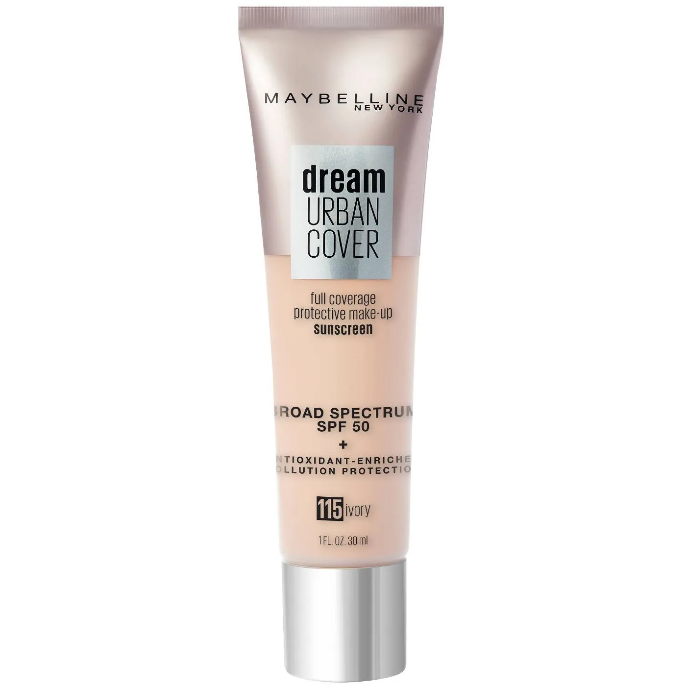 MAYBELLINE - Dream Urban Cover Flawless Coverage Foundation Ivory - 1 fl oz (30 ml)