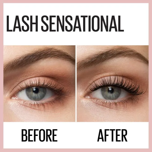 Maybelline Lash Sensational Washable Mascara - Intense Black