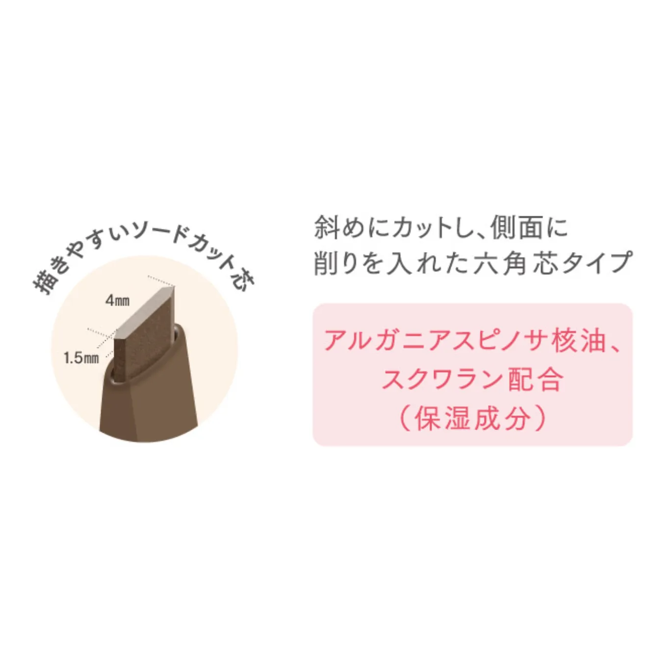 MSH Love Liner Eyebrow Signature Fit Pencil (Camel Brown) 日本MSH Love Liner 旋转双头眉笔 (驼棕色) 0.23g