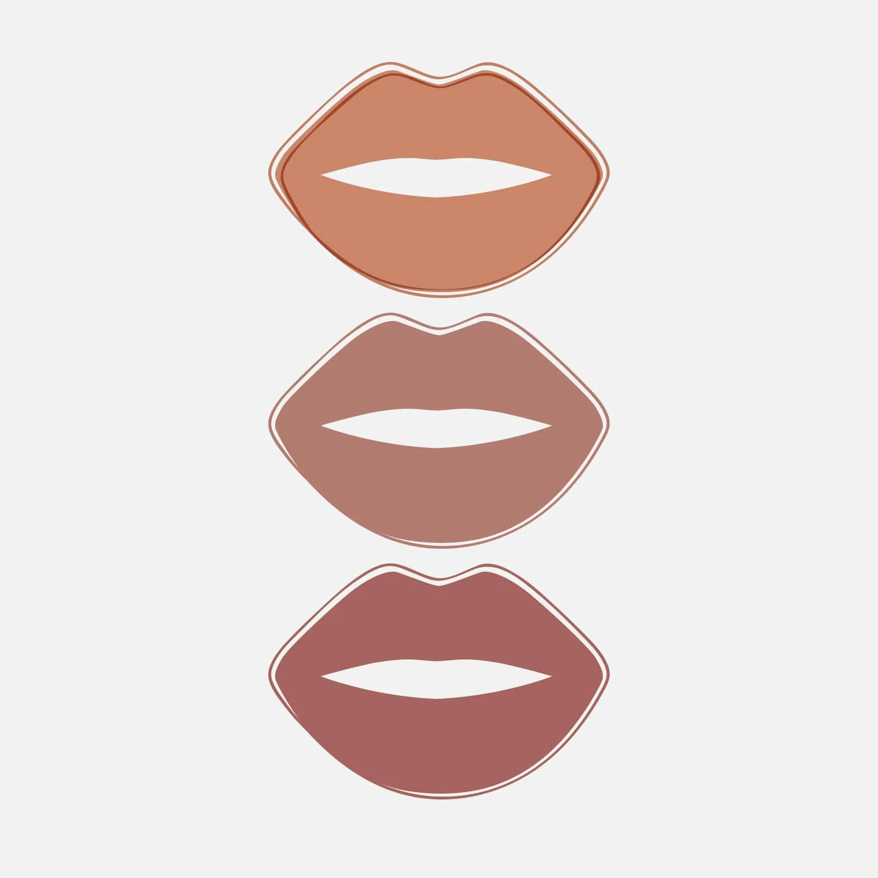 Nude Kiss All Day Velvet Matte 3pce Lip Kit