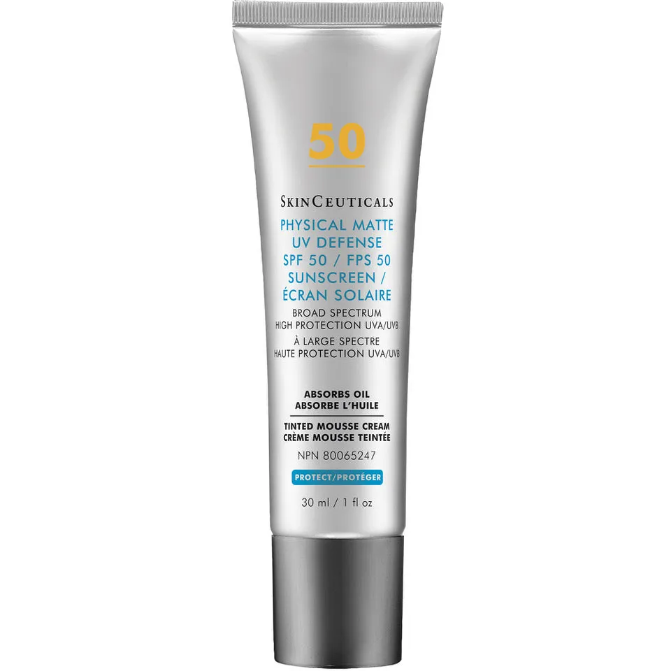 PHYSICAL MATTE UV DEFENSE SPF 50 Mineral suncreen for oily skin
