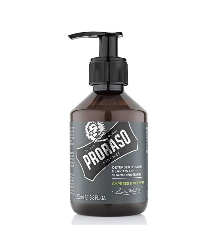 Proraso - Beard Wash, Cypress & Vetyver, 200ml