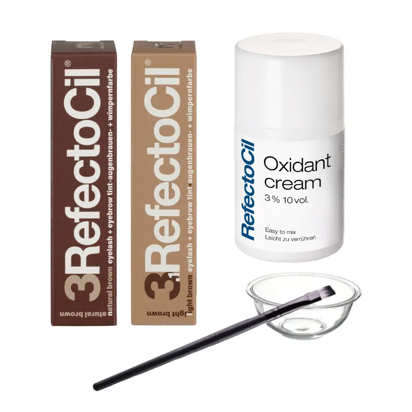 RefectoCil - Lash & Brow Tint Kit (Cream Oxidant) -  Choose your tint colour