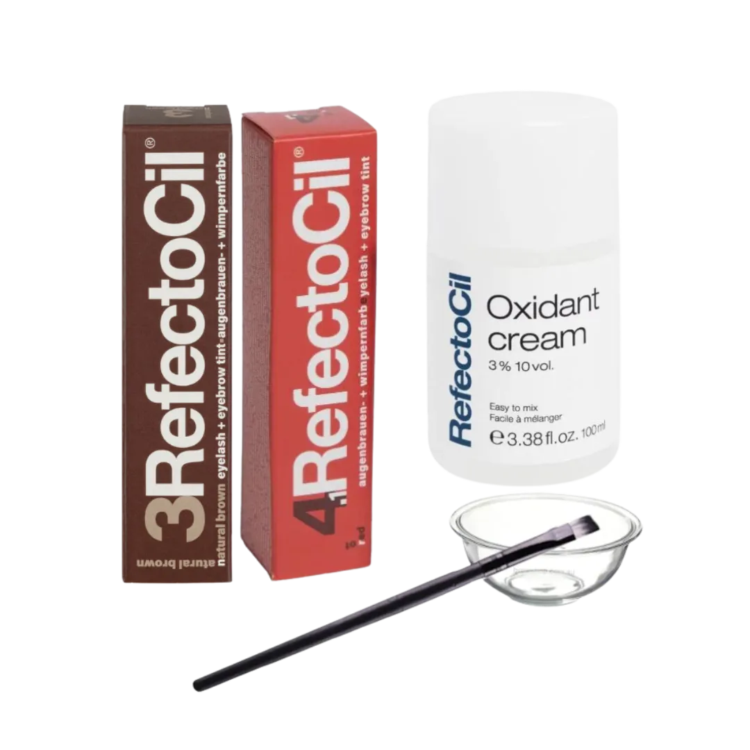 RefectoCil - Lash & Brow Tint Kit (Cream Oxidant) -  Choose your tint colour