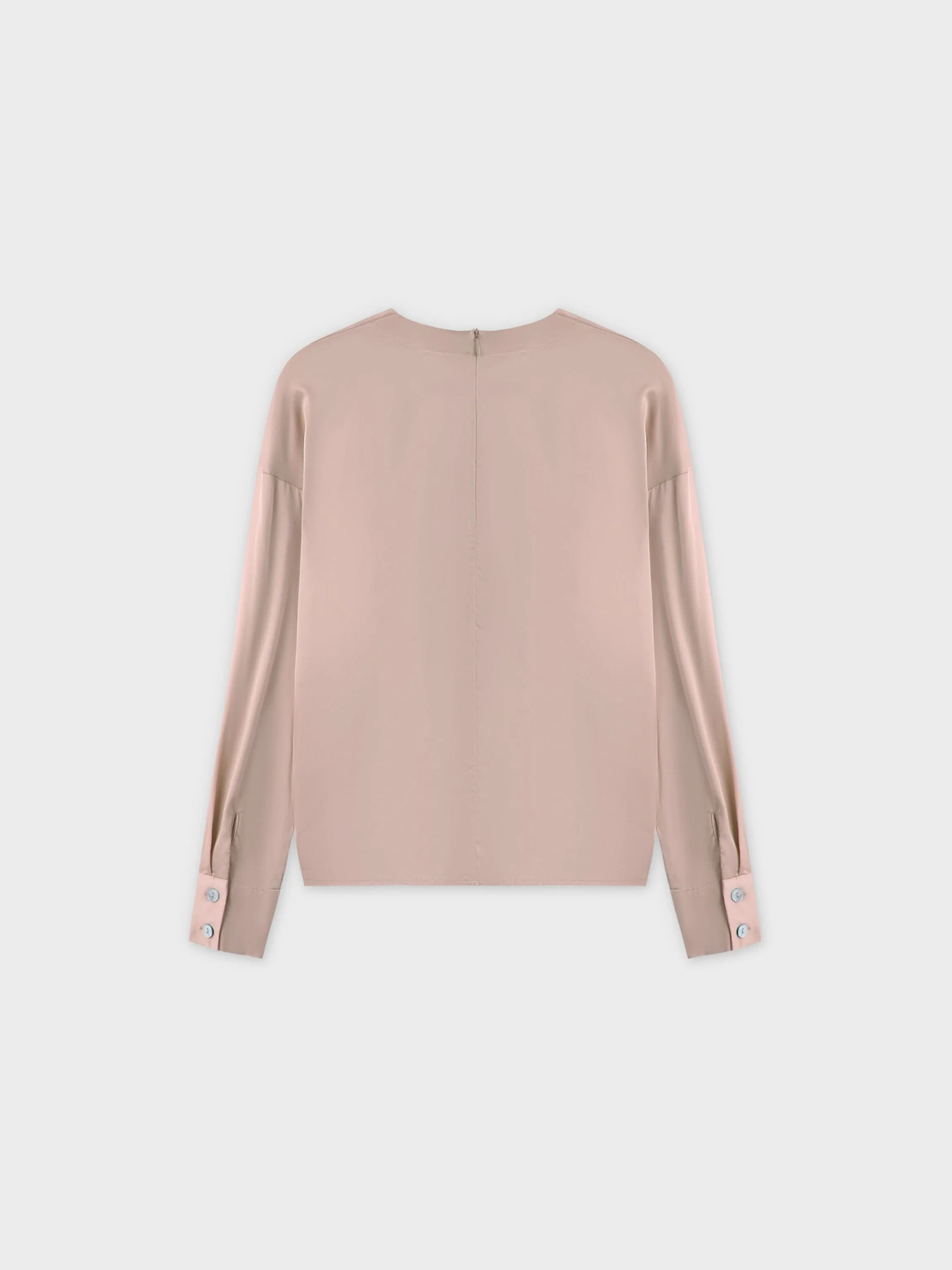 Satin Top-Blush