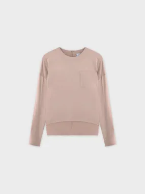 Satin Top-Blush
