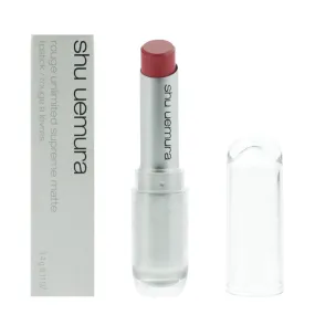 Shu Uemura Rouge Unlimited Supreme Matte Cr332 Coral Lipstick Gloss 3.4g