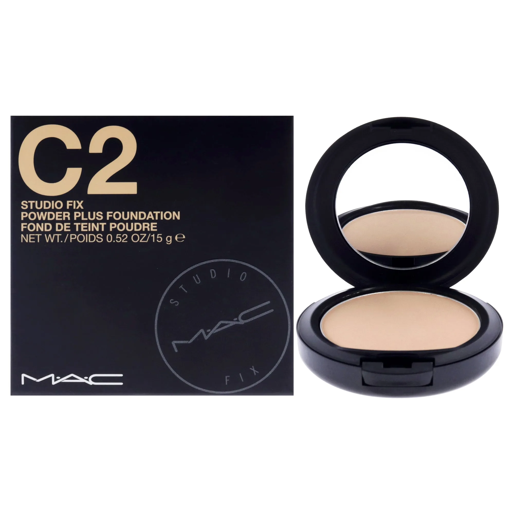 Studio Fix Powder Plus Foundation - C2 by MAC for Women - 0.5 oz Foundation