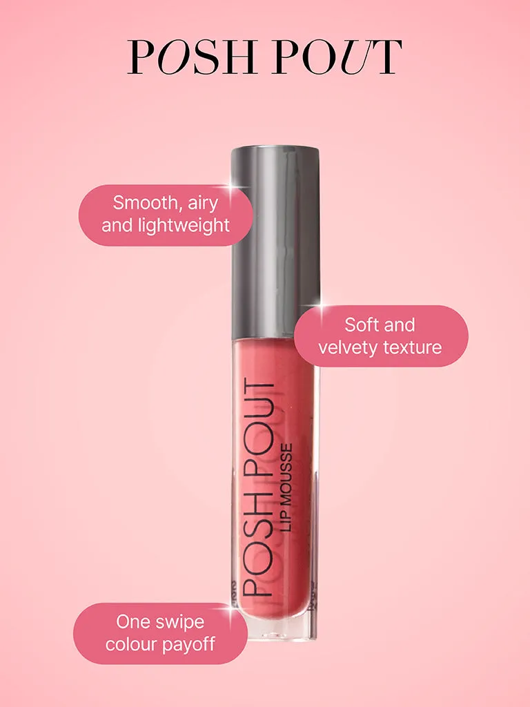 Studiowest Posh Pout Toffee Fix BR-01 Lip Mousse - 4.2 ml